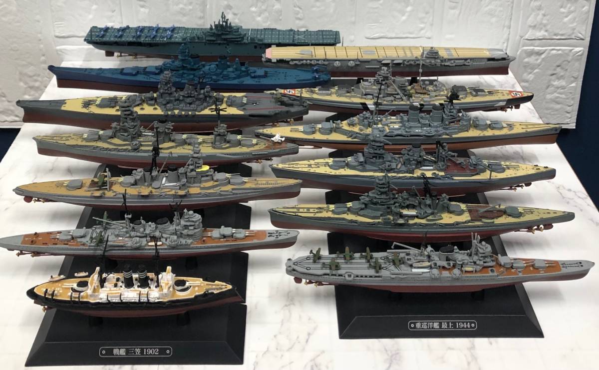 注目！！99円スタート！世界の軍艦コレクション ミニチュア戦艦 完成品