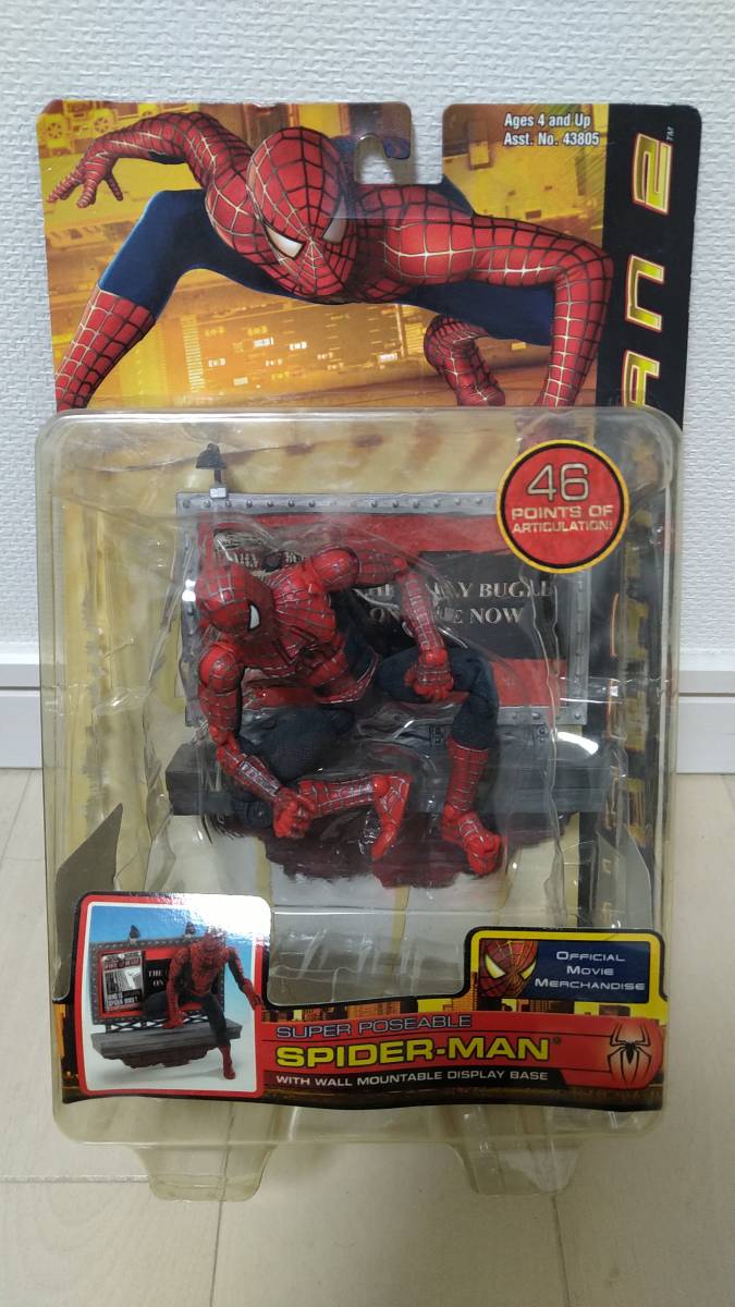 中古開封品 スパイダーマン2/SPIDER-MAN2 6インチフィギュア SUPER