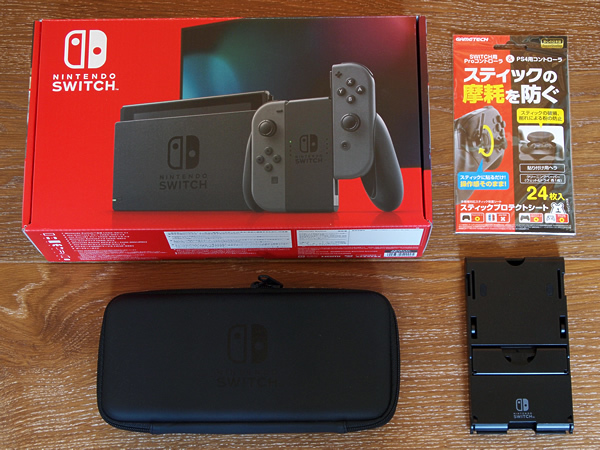 限定SALE，人気 付属品完備 Switch スイッチ 本体 グレー Nintendo ニンテンドースイッチ(ニンテンドースイッチ本体)｜売買されたオークション情報、yahooの商品情報をアーカイブ公開 - オークファン ニンテンドースイッチ本体