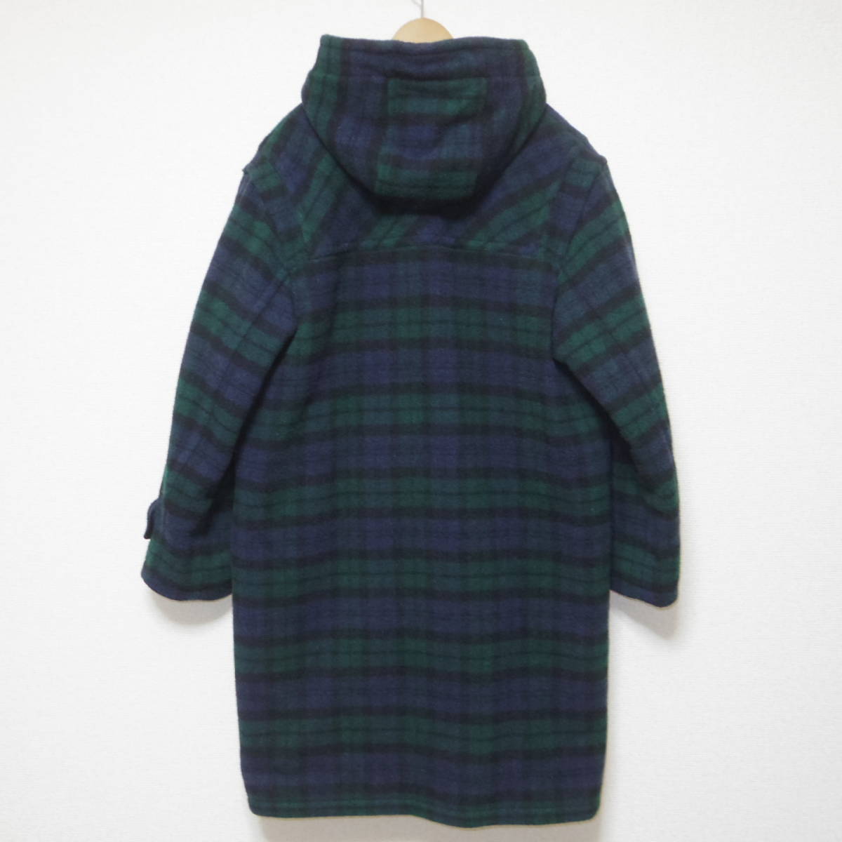 90s USA製□L.L.Bean エルエルビーン□チェック ウール ダッフル 