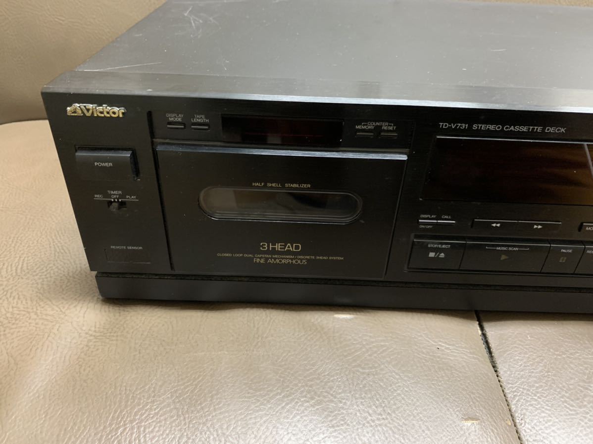 Victor ビクター TD-V731 カセットデッキ 3ヘッド