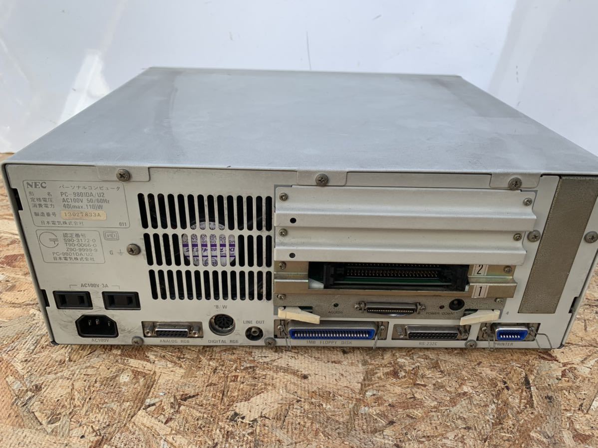 NEC - Yahoo!オークション PC-9801DA⁄U2 ジャンクNEC 現状⁄通電可 NEC