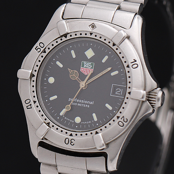 1円◎稼働◎良品【タグホイヤー】プロフェッショナル200m 962.013R