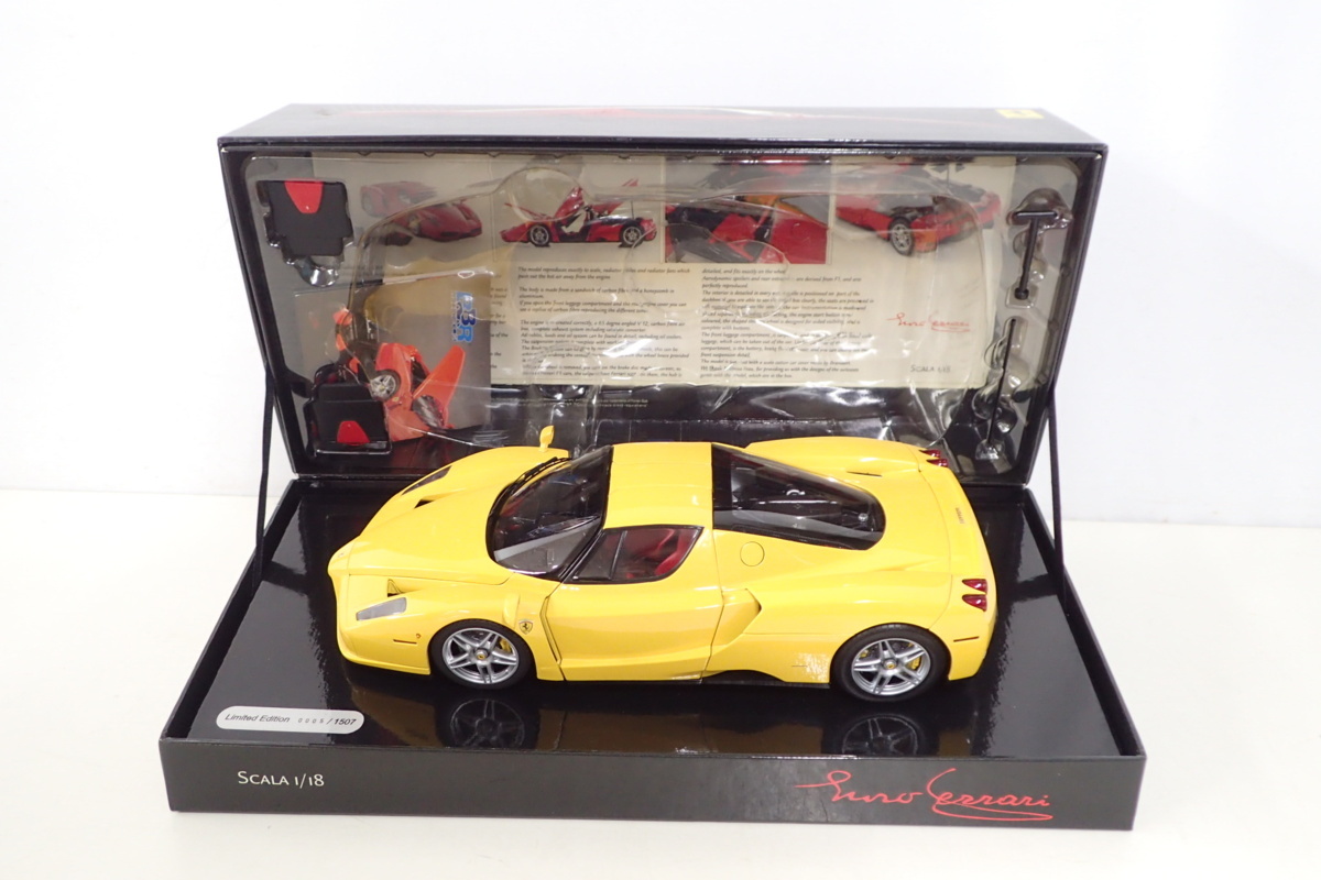 ENZO FERRARI 1円～ 京商 BBR 1/18 ENZO FERRARI YELLOW LIMITED 0005