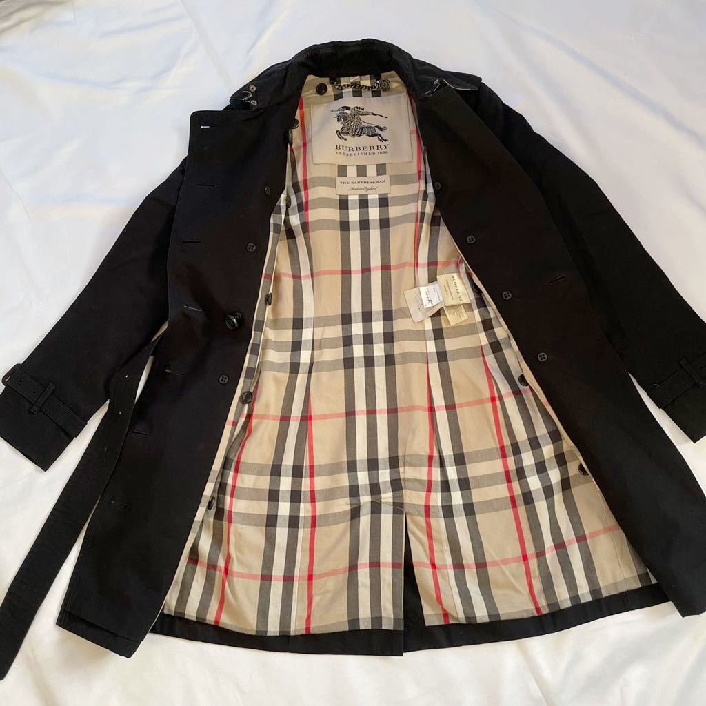 高級】BURBERRYサンドリンガム トレンチコート ノバチェック ライナー