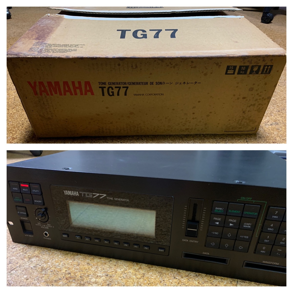 全国無料，限定セール 極 YAMAHA ヤマハ TG77 トーン ジェネレーション 現状品 RA-08(音源モジュール)｜売買されたオークション情報、yahooの商品情報をアーカイブ公開 - オークファン 音源モジュール