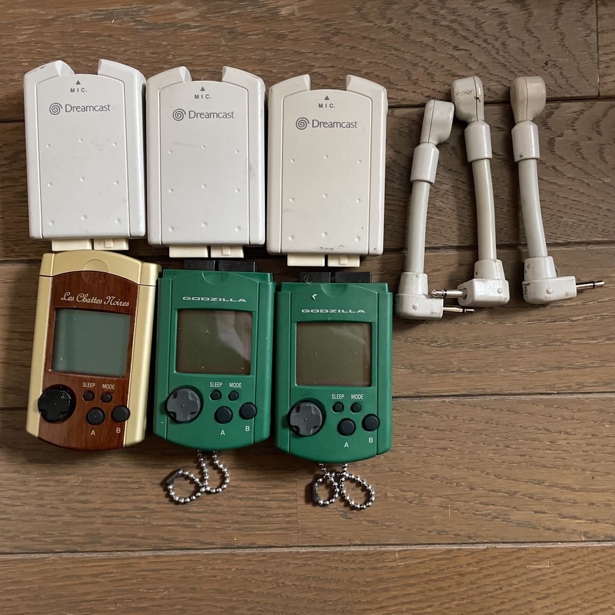 動作品 レア 限定モデル ドリームキャスト ビジュアルメモリ マイク 