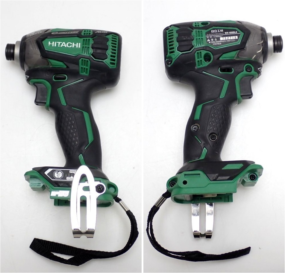 ☆日立工機 18V コードレス インパクトドライバ WH18DDL2/動作品  