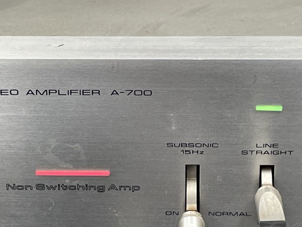 0104-206M⑧12986 PIONEER パイオニア A-700 ステレオ プリメイン