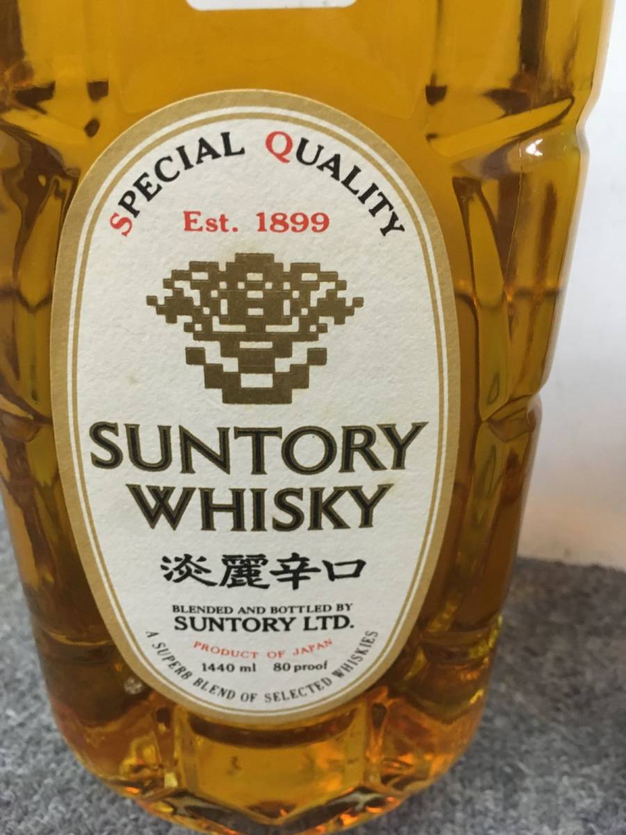 サントリーウイスキー淡麗辛口1440ml 40% 角瓶