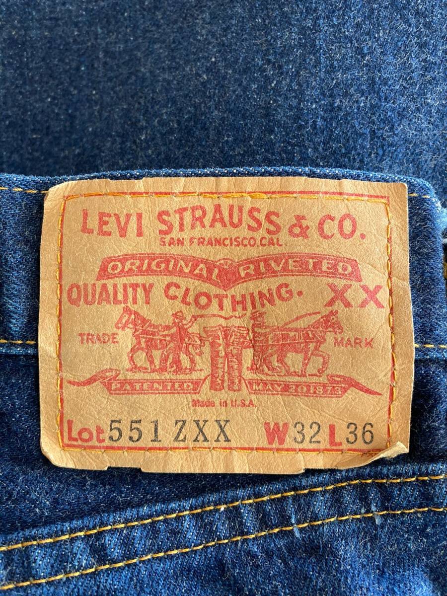 LEVIS 】リーバイス551ZXX バレンシア 復刻 USA製 W32L36｜メンズ