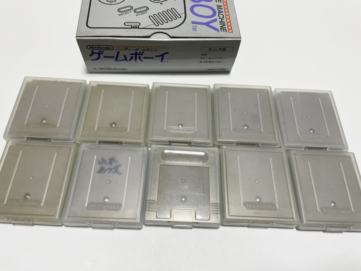 GB】初代ゲームボーイ□本体□ソフト10本セット□メトロイド2□(本体 
