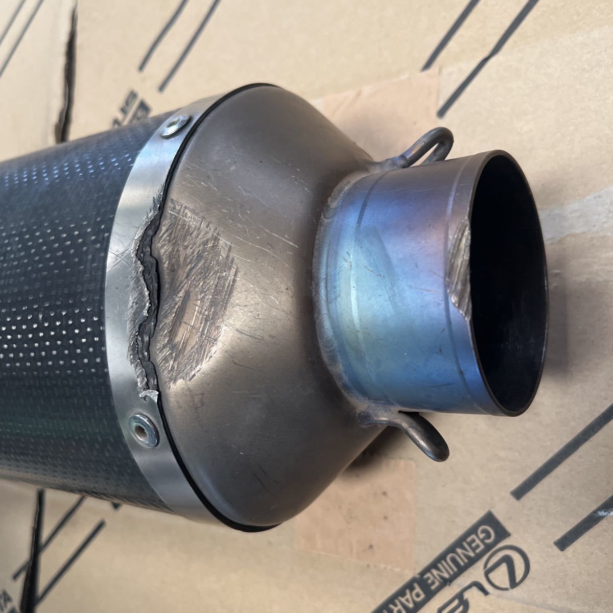 AKRAPOVIC アクラポビッチ製カーボン&チタン?マフラー/スリップオン