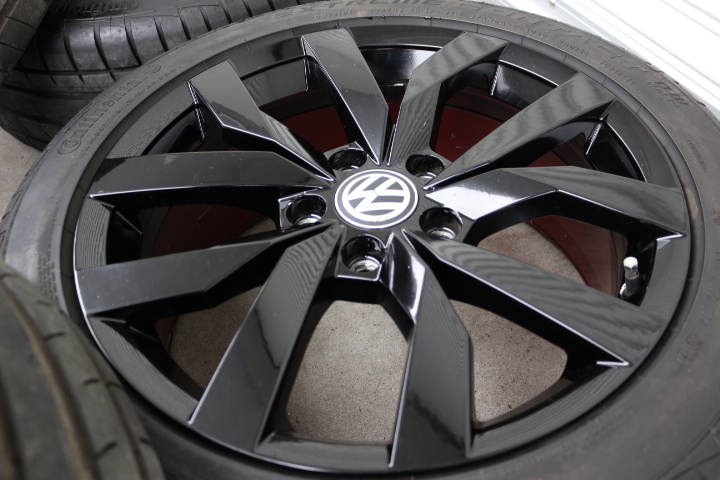 VW フォルクスワーゲン 17インチ 純正アルミホイール 4本セット ゴルフ