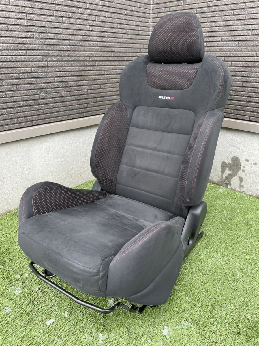 【中古美品】日産ノートニスモS用 純正スポーツシート(運転席側) E12改