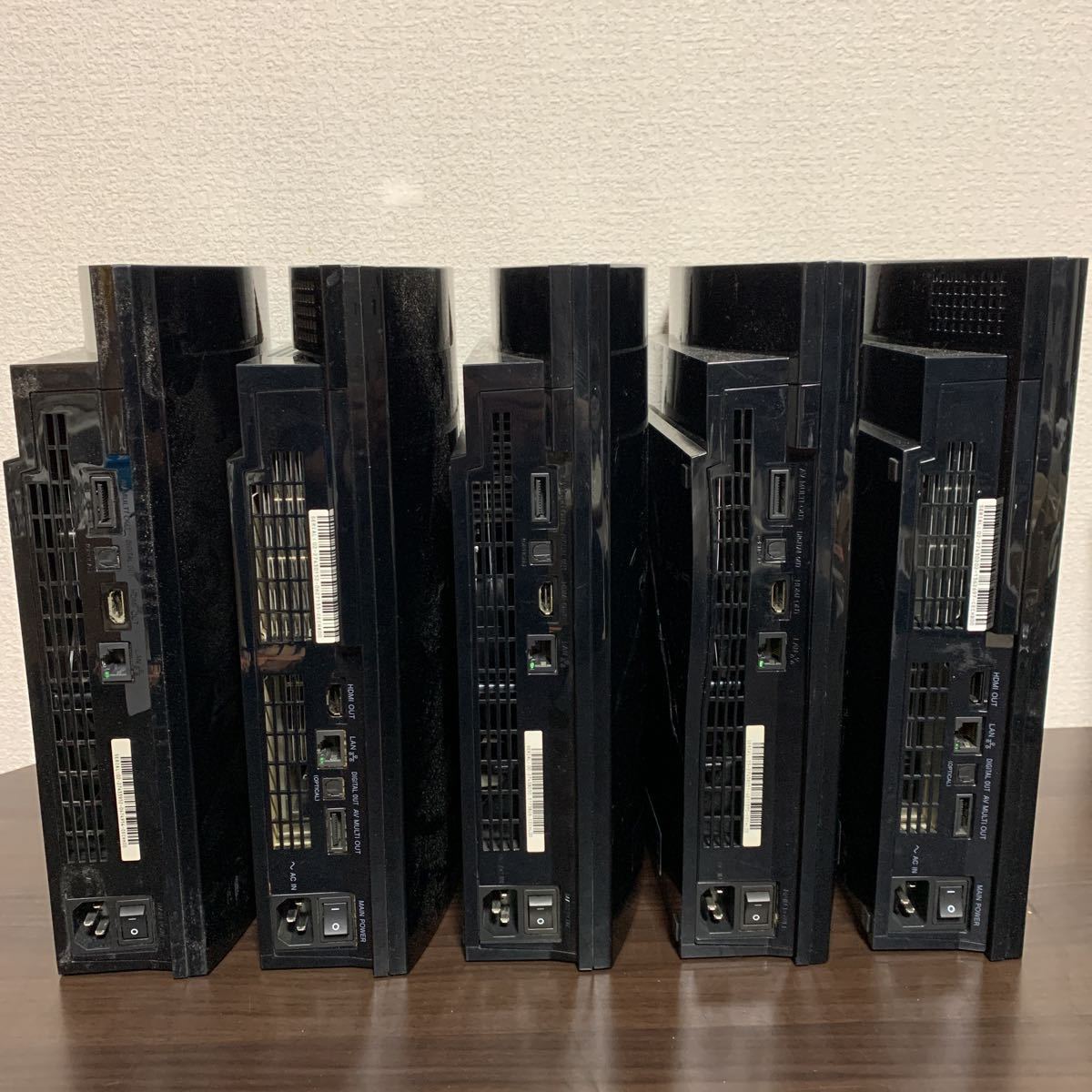 PS3 本体 5台セット プレステ3 未チェック 薄型 z6-79⁄100⁄0PS3