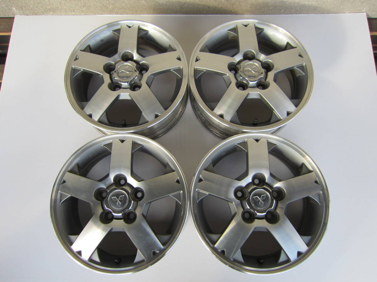  三菱 パジェロミニ 純正 アルミホイール 15 x 5.5JJ +46 PCD114.3 x 5H ハブ径67mm ENKEI製 ミツビシ 純正戻し 純正流用(純正品)｜売買されたオークション情報、yahooの商品情報をアーカイブ公開 - オー 5穴