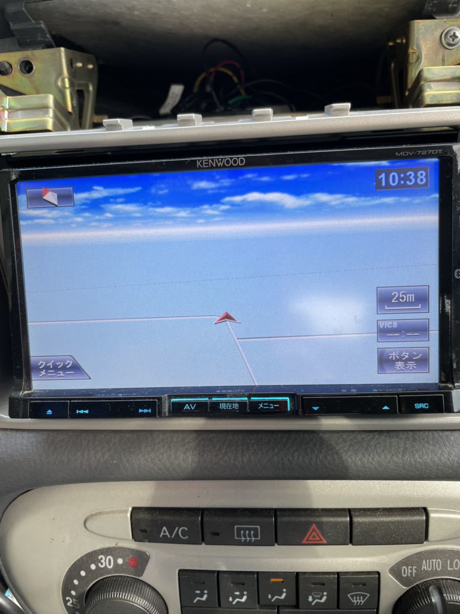 ケンウッド MDV-727DT Bluetooth メモリーナビ KENWOOD 彩速ナビ DVD