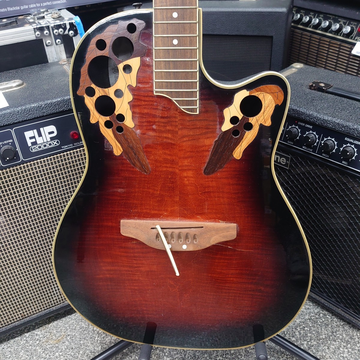 【希少美品】OVATION CP 247 レフティ オベーション ovation エレクトリックアコースティック オベーション⁄ジャンク (本体