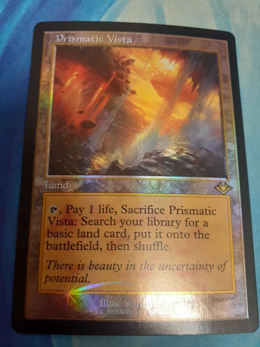 mtg 虹色の眺望 英語 旧枠 foil