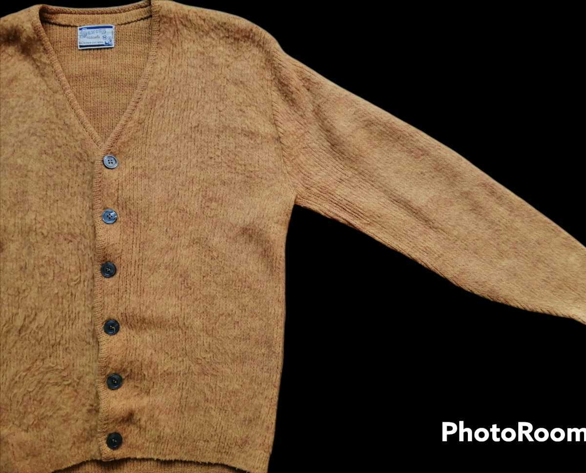60s カーディガン ビンテージ ⁄ M モヘアカーディガン Cardigan Mohair 
