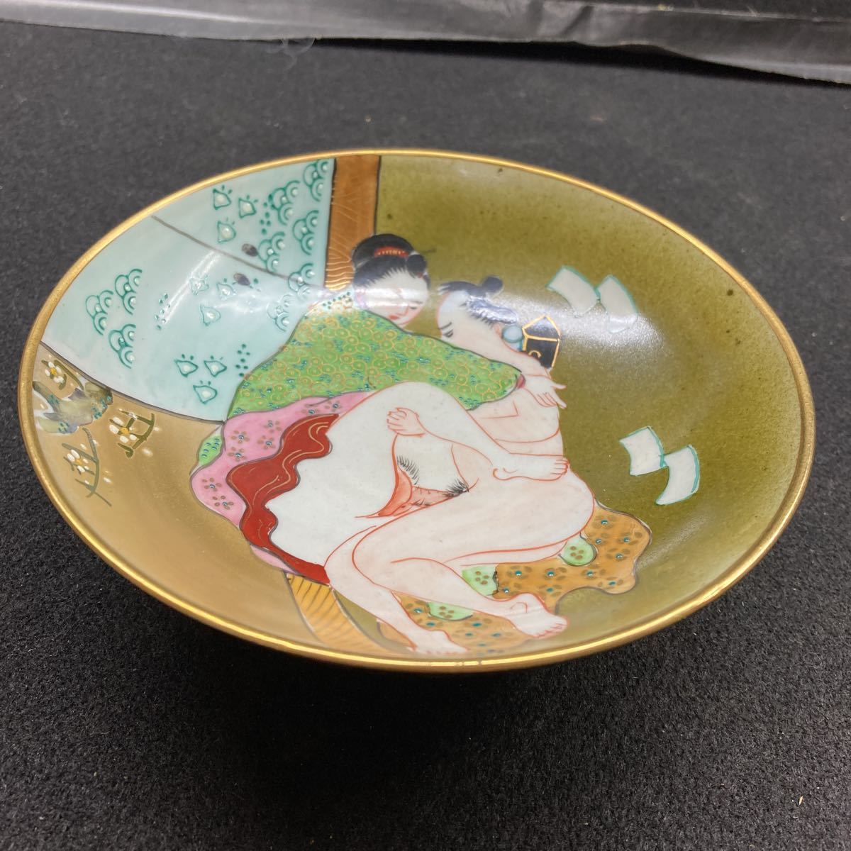 九谷焼 春画 - 酒器 Yahoo!オークション 盃 浮世絵 酒盃 の落札相場