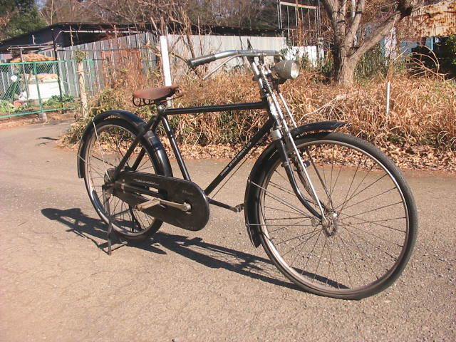 ツノダ 実用車 自転車 昭和 ツノダ自転車 ロッドブレーキ レトロ自転車