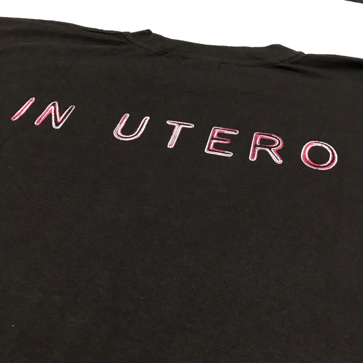 USA製 1993 NIRVANA IN UTERO tee Tシャツ ニルヴァーナ GIANT カート
