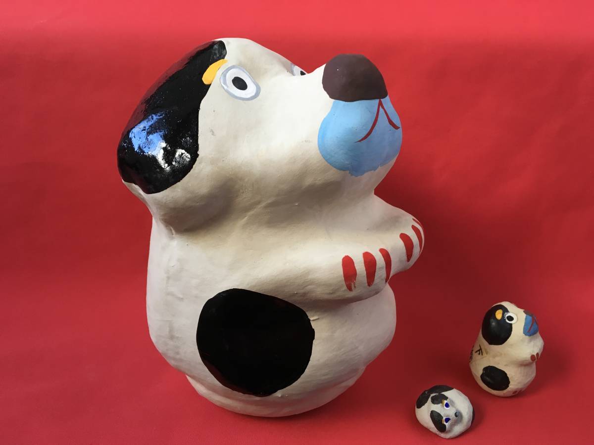 下総人形 松本節太郎 起上り 特大 小型 犬 土人形 ひねり 丸犬 3点セット 郷土玩具 日本人形 売買されたオークション情報 Yahooの商品情報をアーカイブ公開 オークファン Aucfan Com