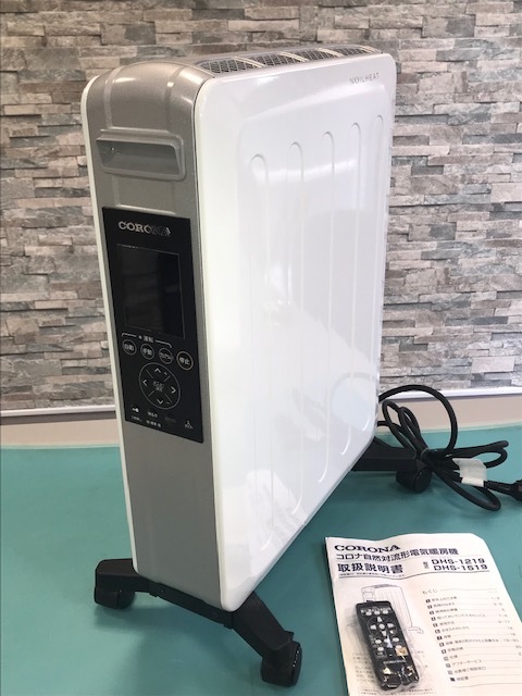 【美品】CORONA NOILHEAT DHS-1219 ホワイト オイルレスヒーター 超美品☆コロナ ノイルヒート DHS-1219 完全動作品