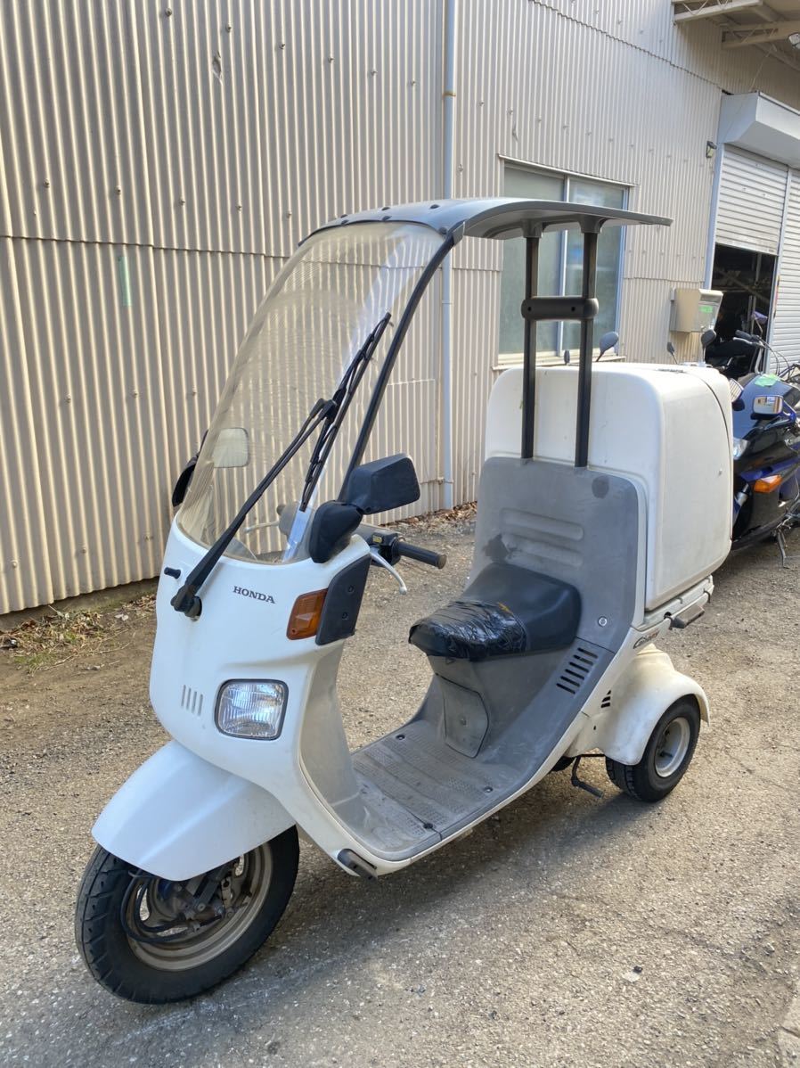 ジャイロキャノピー　TA02 走行36008キロ　不動　整備　修理　ベース　部品取り　パーツ車体　エンジン載せ替え用に　返品可能！ ジャイロキャノピー オートバイ 後期 Explaining the ＴＡ０２型２００２ｙモデル／前タイヤ新品