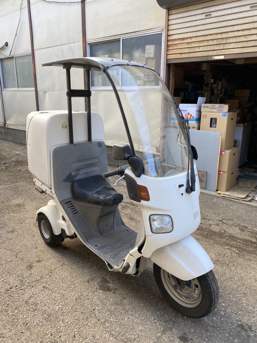 ジャイロキャノピー　TA02 走行36008キロ　不動　整備　修理　ベース　部品取り　パーツ車体　エンジン載せ替え用に　返品可能！ ジャイロキャノピー オートバイ 後期 Explaining the ＴＡ０２型２００２ｙモデル／前タイヤ新品