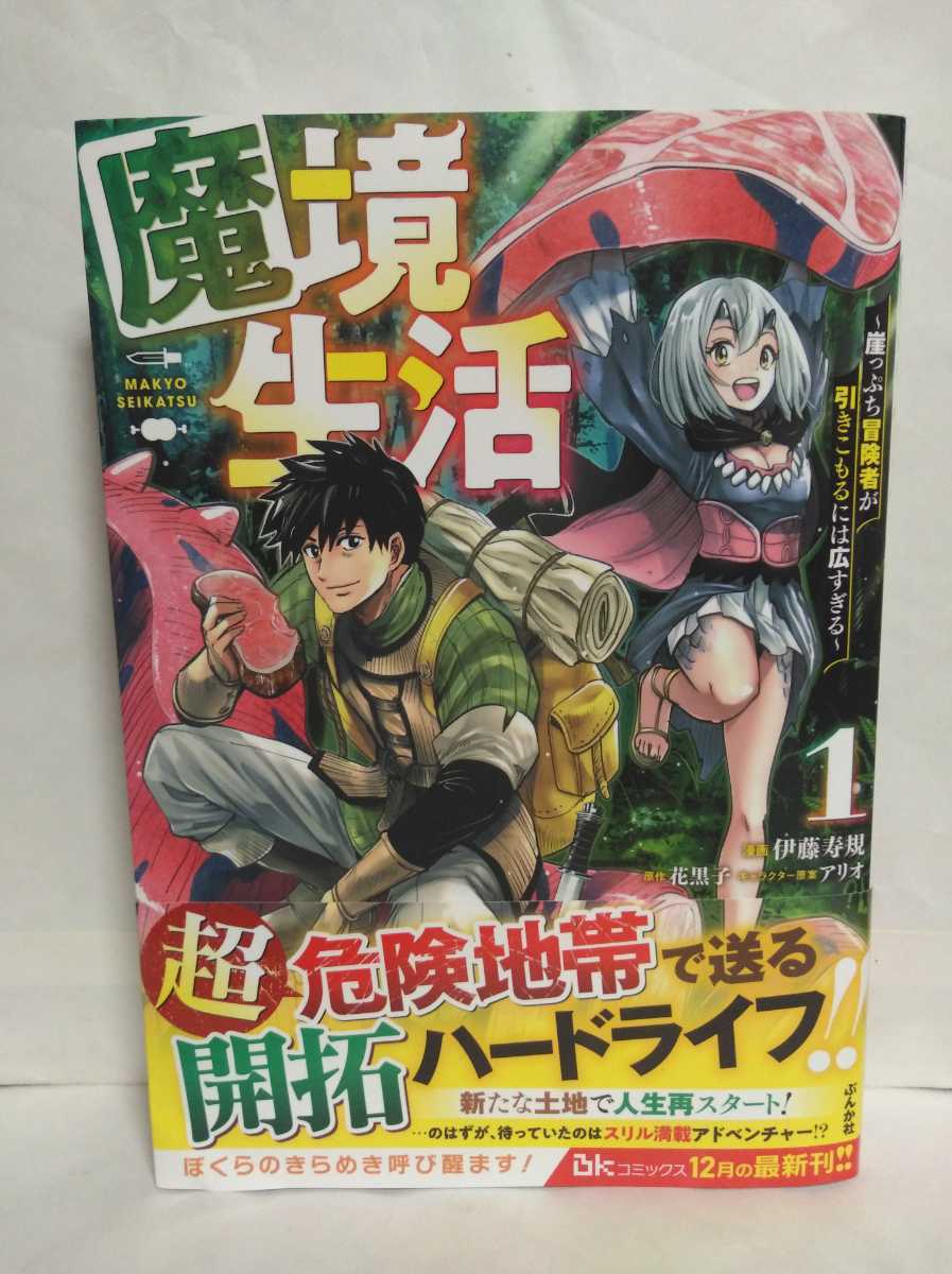 帯付初版 魔境生活 崖っぷち冒険者が引きこもるには広すぎる 1巻 花黒子 伊藤寿規 超危険地帯 送る開拓ハードライフ 人生再スタート 青年 売買されたオークション情報 Yahooの商品情報をアーカイブ公開 オークファン Aucfan Com