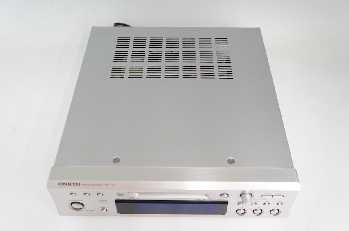 ONKYO MD-133 Hi-MD対応 MDデッキ INTEC275 MDプレーヤー MDレコーダー MD-133 ONKYO MDデッキ 動作確認済・即決ONKYO 再生確認済みONKYO AUDIO対応
