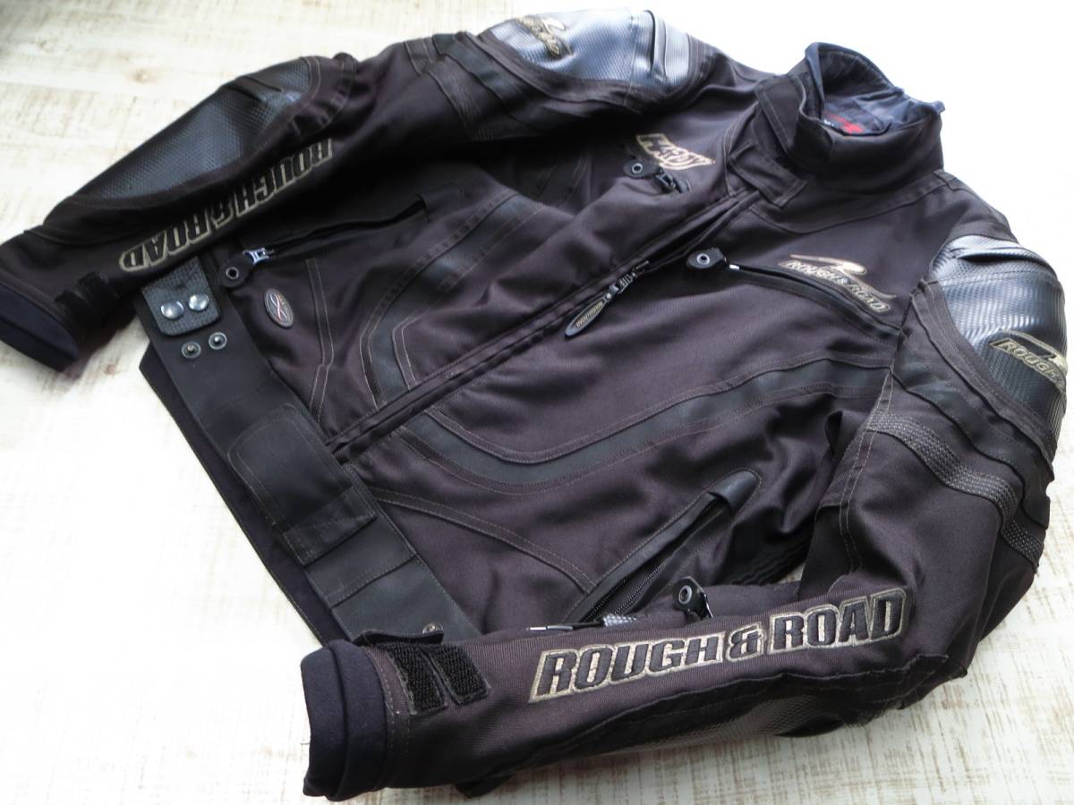  Rough & Road ラフ&ロード ライダースジャケット 防寒(Lサイズ)｜売買されたオークション情報、yahooの商品情報をアーカイブ公開 - オークファン 男性用