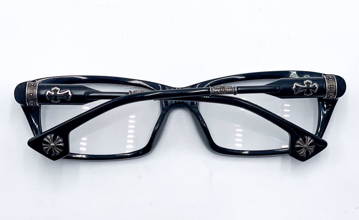 ◎クロムハーツ CHROME HEARTS メガネ 眼鏡 黒縁 美品！ギャランティ 