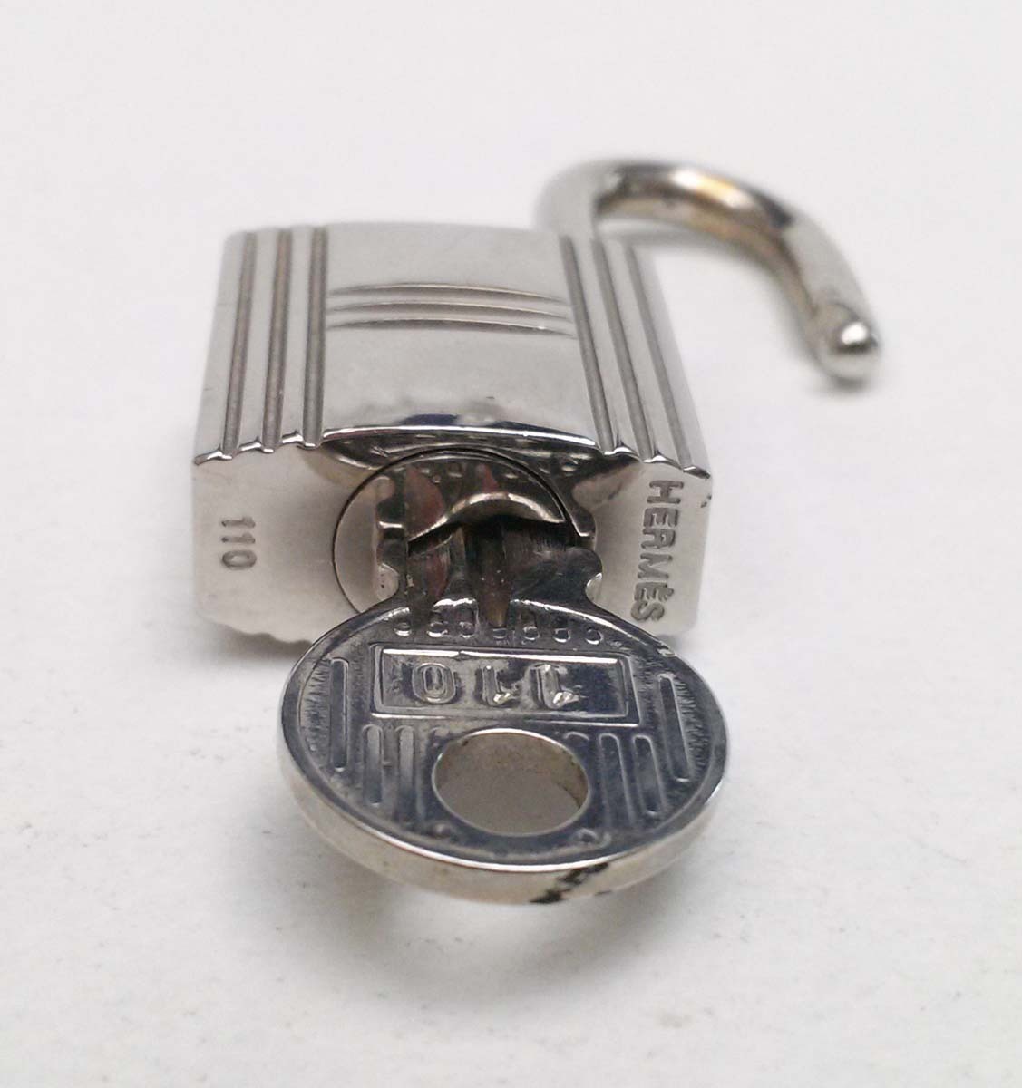 美品】エルメス カデナ 鍵110番 南京錠 バーキンケリーピコタン付属