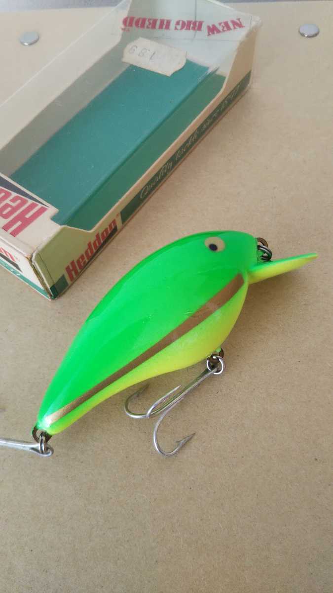 47 割引グリーン系 返品 交換対象商品 ヘドン ビッグヘッド レア オールドルアー ルアー用品 フィッシンググリーン系 thaar Net