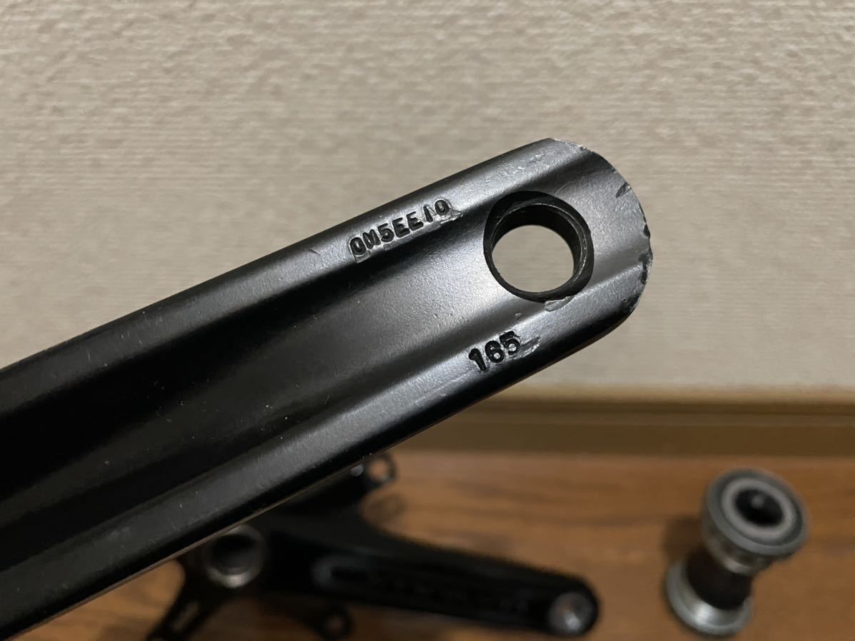 SRAM OMNIUM クランクセット 165mm 純正BB付き MASH NJS 競輪 ピスト