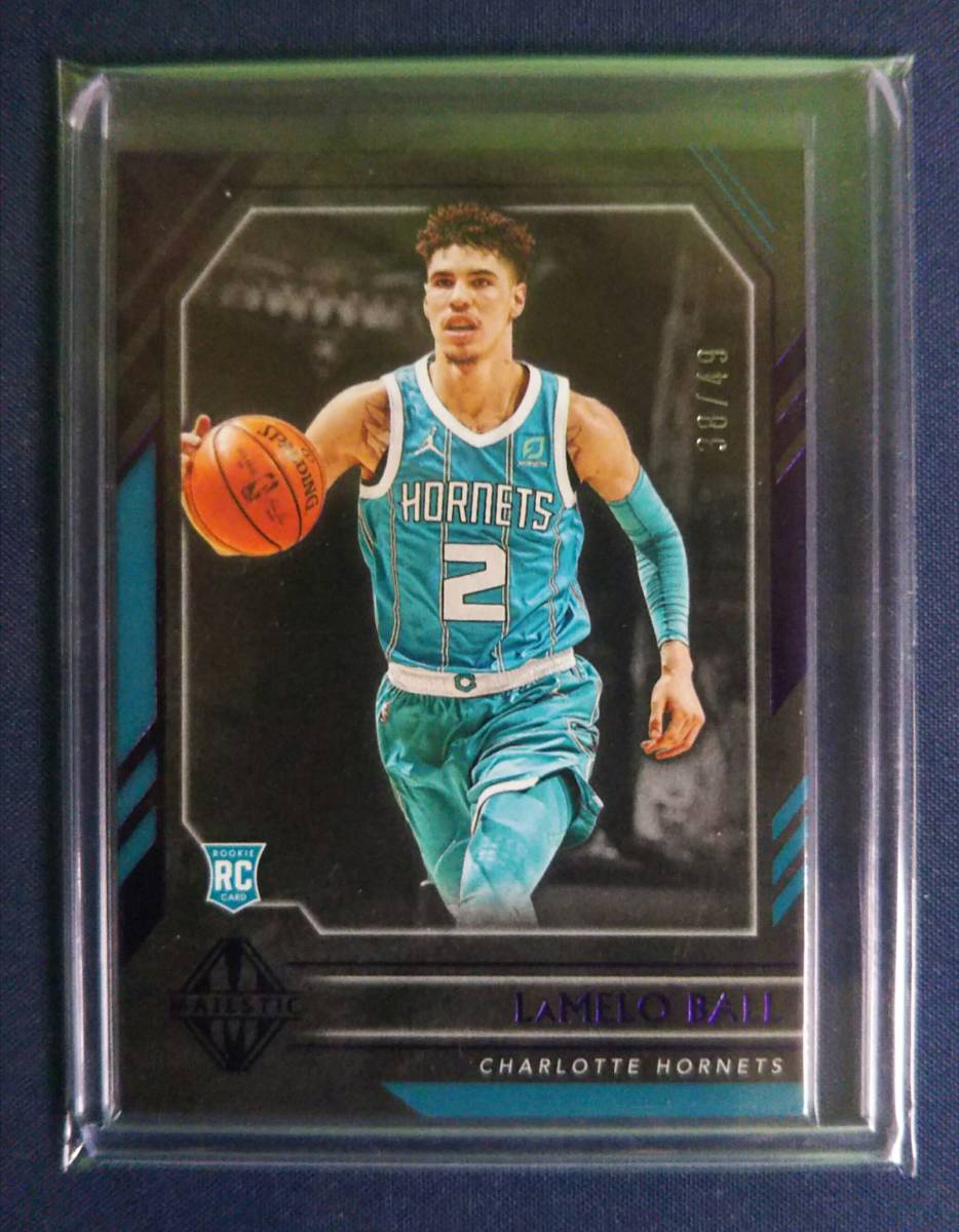 【希少！49枚限定】2020-21 Panini Chronicles LaMelo Ball Rookie card /49 #336 Hornets ラメロ・ボール ルーキーカード ホーネッツ NBA