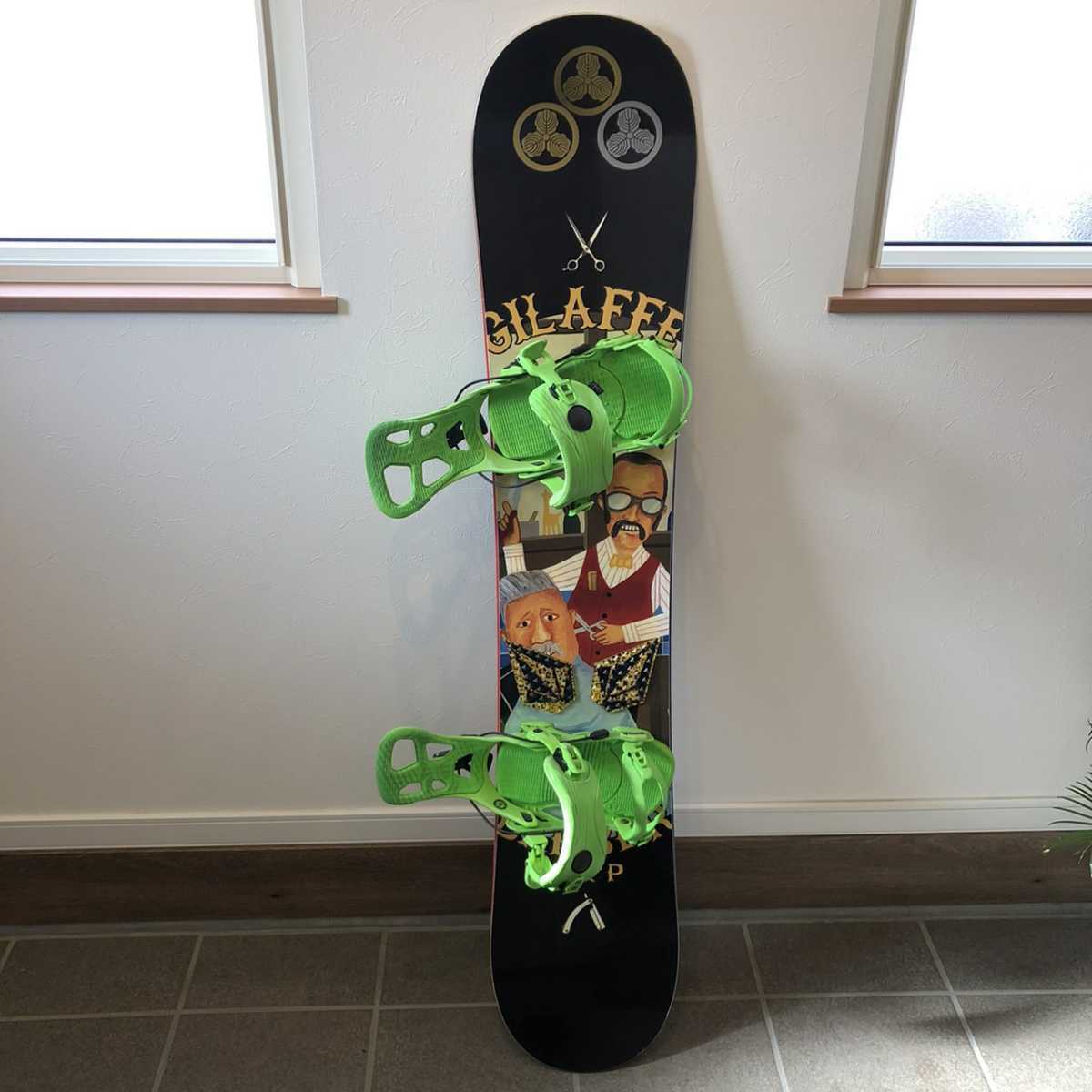 Burton マニア向け スノーボード 150cm ソールカバー付き 出っ張っ