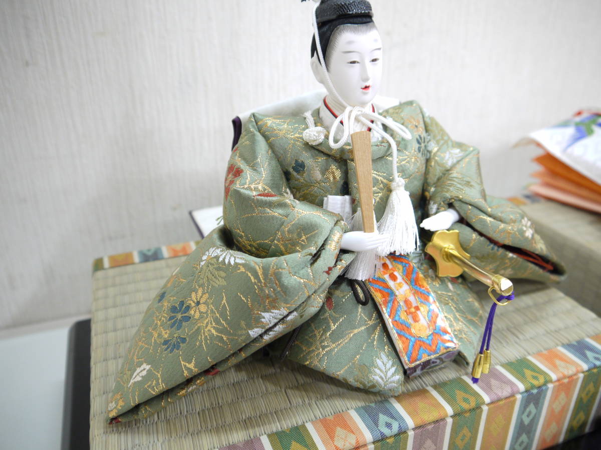 雛人形 京雛 未使用品 特選 6寸 二條 勝翠作 11体 官