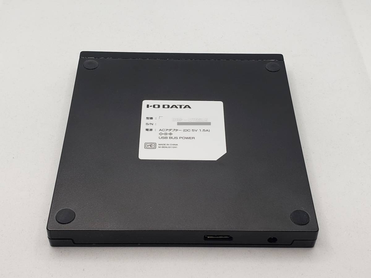 美品】アイ・オー・データ I-O DATA BRP-UT6SLK ポータブル ブルーレイ 