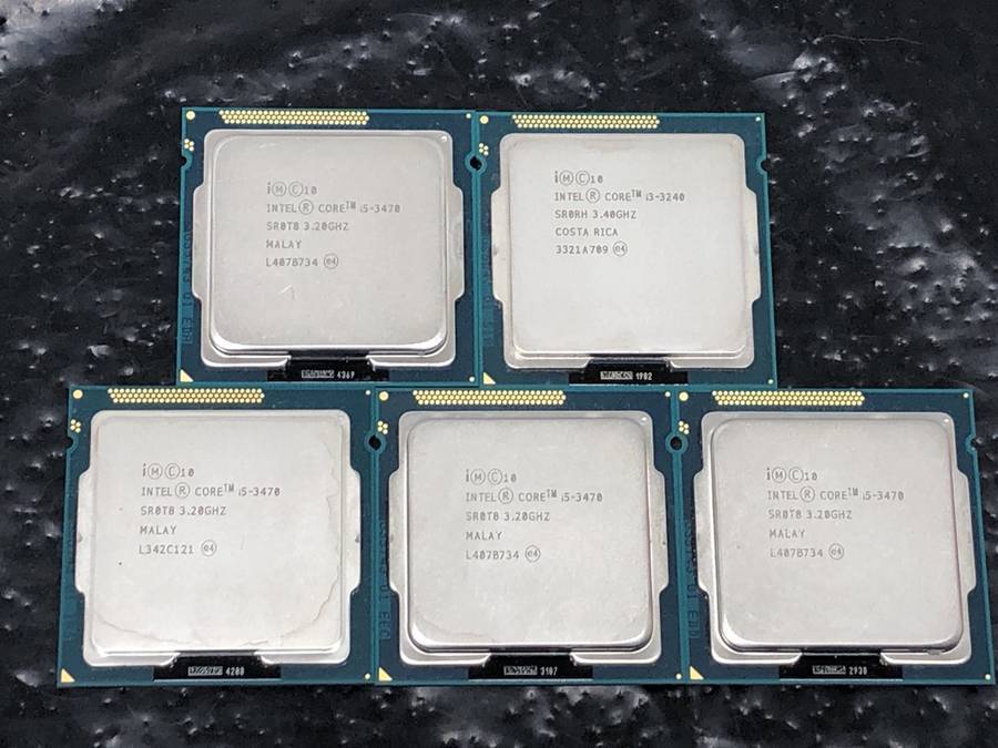 intel SRF4B CPU 計10枚セット まとめ売り i5-9500□ジャンク品 SRF4B