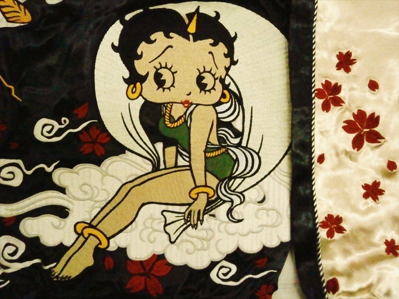 ベティブープ×ブレイブマン The BRAVE-MAN BBB-2206 刺繍「風神雷神 