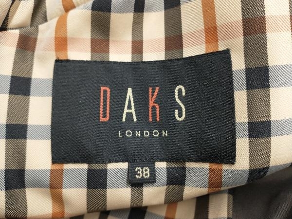 DAKS/ダックス/キルティングジャケット/ブラウン/日本製/Mサイズ 