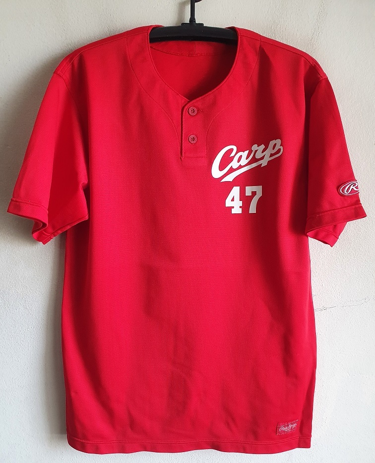 【驚きの破格値，2025】ローリングス 広島東洋カープ 選手支給品 ベースボールTシャツ#47 XO 練習着(Tシャツ)｜売買されたオークション情報、yahooの商品情報をアーカイブ公開 - オークファン 大人用