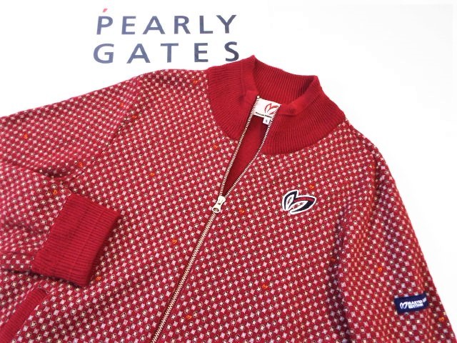 超激得，大人気 マスターバニー by PEARLY GATES / フルジップ ニットジャケット / サイズ５(パーリーゲイツ)｜売買されたオークション情報、yahooの商品情報をアーカイブ公開 - オークファン ジャンパー、ジャケット