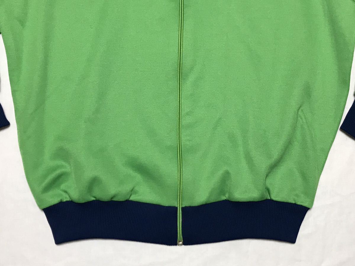 希少 6 美品 70sビンテージ adidas デサント ADS-4F 黄緑×紺 トラック