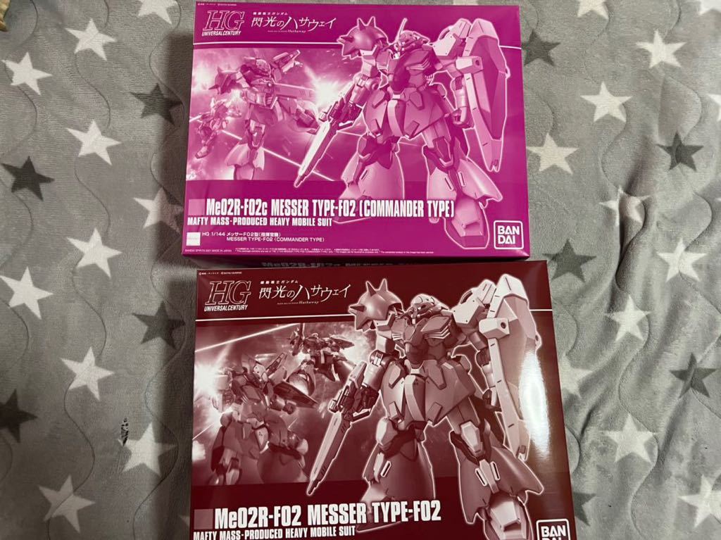 人気SALE，定番 2体セット HGUC HG 1/144 メッサー F02型 一般機 指揮官機 ガンプラ 閃光のハサウェイ 機動戦士ガンダム バンダイ(機動戦士ガンダム)｜売買されたオークション情報、yahooの商品情報をアーカイブ 機動戦士ガンダム